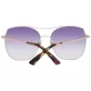WEB EYEWEAR Occhiali da sole donna WE0245-5833Z - Marrone sfumato, montatura rettangolare in acetato