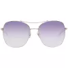 WEB EYEWEAR Occhiali da sole donna WE0245-5833Z - Marrone sfumato, montatura rettangolare in acetato