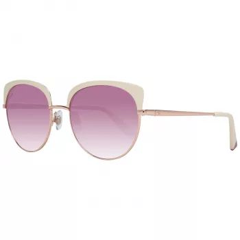 WEB EYEWEAR Occhiali da sole da donna WE0271-5533Z Havana marrone quadrati acetato lente sfumata 55mm
