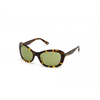 WEB EYEWEAR occhiali da sole donna WE0289-5652N havana acetato montatura squadrata lenti marroni sfumate 56/19/130 mm