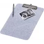 WEDO A4 cartella con clip, plastica ABS, granito, angoli arrotondati, clip metallica nichelata, anello di sospensione 57 670