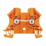Weidmüller WDU 2.5 OR morsetto passante, connessione a vite, 2,5 mm², arancione