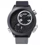 WELDER MAN K32-9202 50mm orologio uomo al quarzo quadrante nero cinturino in pelle