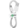 WENTRONIC Goobay 38665 cavo USB 2.0, connettore maschio USB-A a connettore maschio Micro-USB B, 0,5 m, bianco
