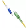 WENTRONIC Goobay 59651 cavo patch in fibra ottica OS2 Single-Mode SC/APC su LC/UPC, 5 m, giallo, LSZH