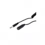 Wentronic Goobay cavo di prolunga jack 6,35 mm, 5 m, TRS stereo, maschio a femmina, nero 50016