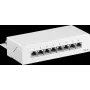 Wentronic Goobay 62069 patch panel 26 porte Cat6 S/UTP schermato, montaggio rack 1U 19 pollici, bianco