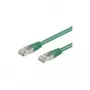 Wentronic Goobay cavo patch CAT 5e SF/UTP, verde, 1 m, CCA 68043