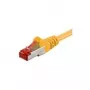 Wentronic Goobay cavo patch CAT 6, S/FTP (PiMF), giallo, 50 m – LSZH senza alogeni, rame 68309