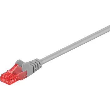 Wentronic Goobay cavo patch CAT 6, U/UTP, grigio, 20 m - LSZH senza alogeni, rame (93690)