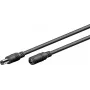 Wentronic Goobay Cavo di prolunga DC 5 m nero 76671