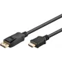 WENTRONIC Goobay Cavo DisplayPort-HDMI 1,8m 4K 30Hz nero 80501
