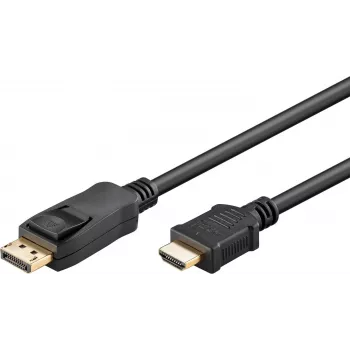 WENTRONIC Goobay cavo DisplayPort a HDMI 1,8m nero 80517