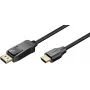 Wentronic Goobay cavo DisplayPort su HDMI 1m nero 4K 30Hz 80526