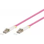 Wentronic Cavo patch in fibra ottica LC-LC OM4 duplex multimodale, 50/125µm, LSZH, rosa 95940
