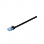 Wentronic cavo patch RJ45 Cat6a U/UTP, 2 m, connettori placcati oro, 10 Gbps 96323