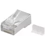 Wentronic connettore modulare RJ45 schermato 8P8C per cavo tondo, bulk
