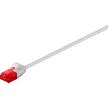 Wentronic Slim Line Cat6 U/UTP cavo patch, 0,15 m, avorio 71545