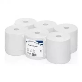 WEPA Super Soft carta da cucina 2 veli bianco brillante, 140 m, 198 mm, goffrata, 100% cellulosa, 1 rotolo (317140)
