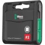 Wera 05057790001 Bit-Check set di 20 bit con portabit Rapidaptor, rivestimento diamantato, codifica colore Take it easy