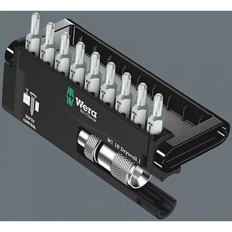 Wera Bit-Check 10 Drywall 1 Set di inserti, 10 pezzi