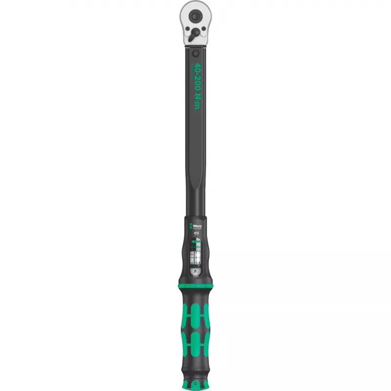 Wera Click-Torque C 3 Set 1 set chiavi dinamometriche, attacco 1/2 pollice, 40-200 Nm, 4 pezzi