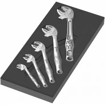 Wera Joker 05150122001 Set Chiavi a Forcella Auto-Serranti 5 pezzi 7-24 mm
