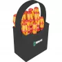 Wera Kraftform 2go 100 set di punte per cacciavite, 11 pezzi, Phillips, Pozidriv, Torx, punte 25 mm, con portapunte Rapidaptor e custodia in tessuto 05004310001