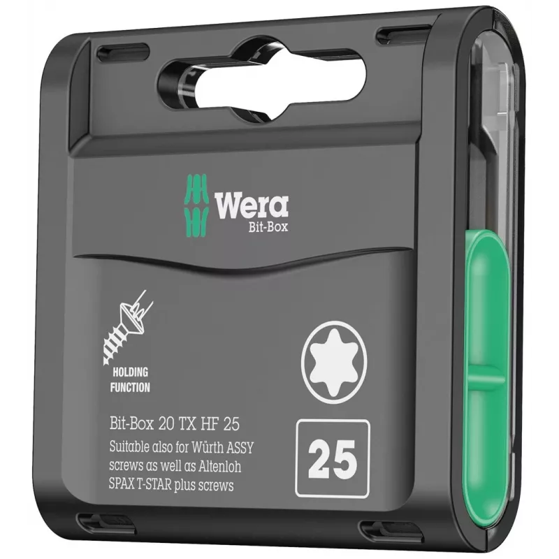 WERA set Bit-Box 20 TX HF, TX 20mm, 20 pezzi Würth