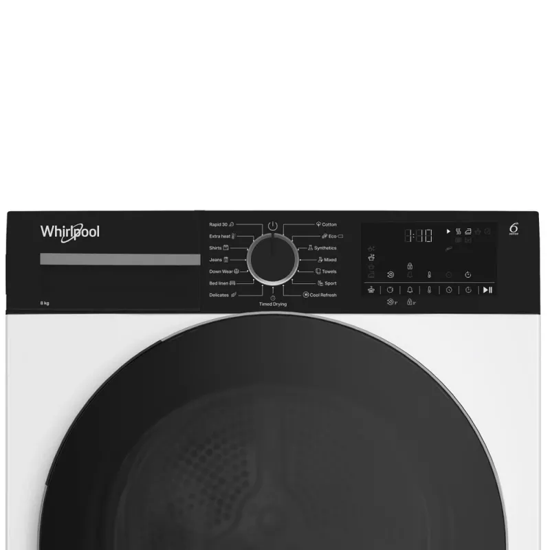 Whirlpool WPS D8 WBS EE Asciugatrice a pompa di calore 8 kg a carica frontale bianca