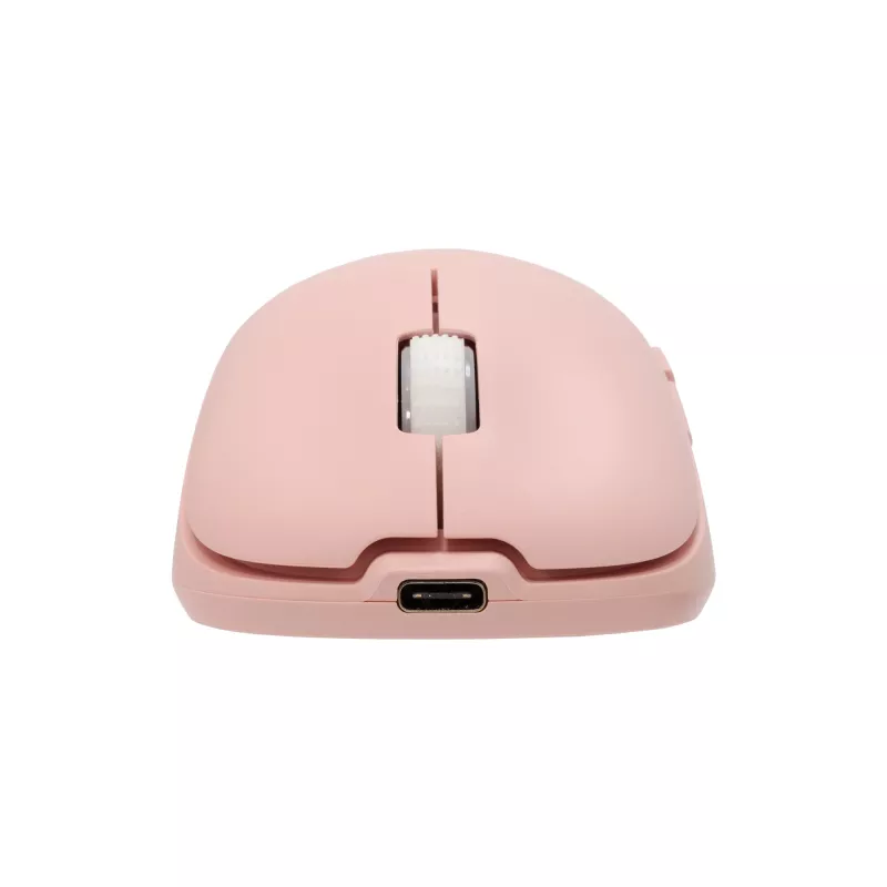 White Shark AERO PINK mouse da gaming senza fili (rosa, 10000 DPI, 2,4 GHz/USB-C)