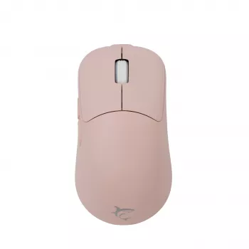 White Shark AERO PINK mouse da gaming senza fili (rosa, 10000 DPI, 2,4 GHz/USB-C)