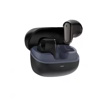 White Shark BLAZE-B GEB-TWS-201 Auricolari True Wireless Bluetooth 5.1 In-Ear con custodia di ricarica, protezione acqua IPX4, controllo touch, nero