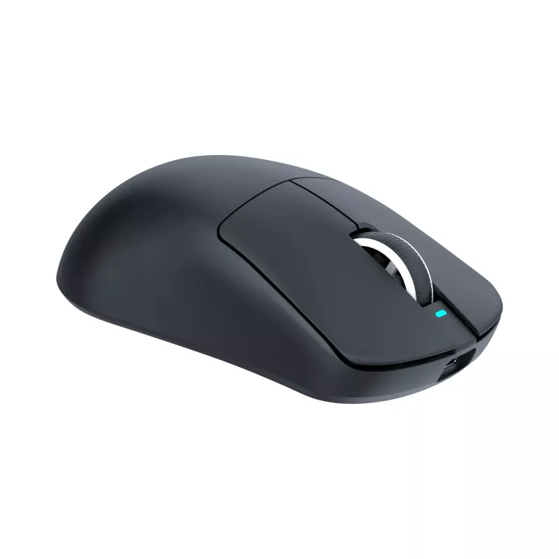 White Shark BORS-B WGM-5021 Mouse da gaming wireless, 12000 DPI, 2.4GHz, RGB, nero