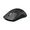 White Shark CADOR WGM-5020 mouse da gaming ottico nero con struttura a nido d'ape