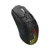 White Shark CADOR WGM-5020 mouse da gaming ottico nero con struttura a nido d'ape