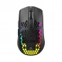 White Shark CADOR WGM-5020 mouse da gaming ottico nero con struttura a nido d'ape