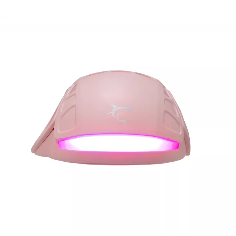 White Shark ECTOR-P GM-5016 mouse da gaming con filo, 6400 DPI, rosa