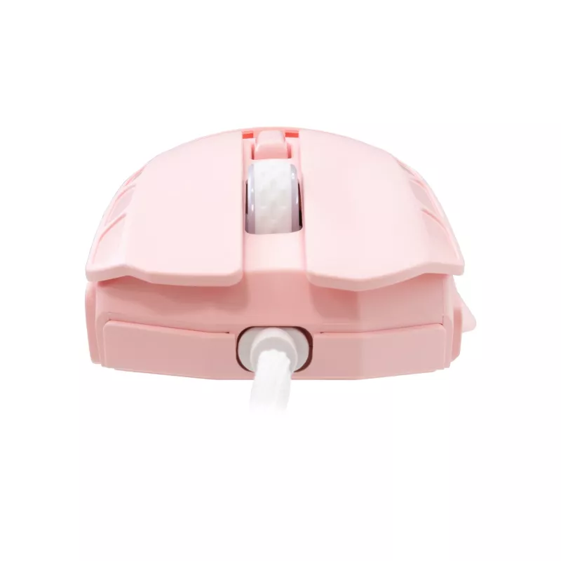 White Shark ECTOR-P GM-5016 mouse da gaming con filo, 6400 DPI, rosa