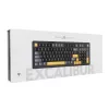 White Shark EXCALIBUR-B TKL tastiera meccanica da gaming, KTT Wine Red Linear Hot-Swap, RGB per tasto, nero