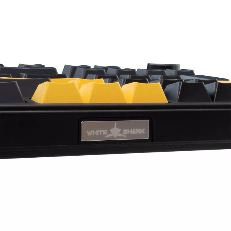 White Shark EXCALIBUR-B TKL tastiera meccanica da gaming, KTT Wine Red Linear Hot-Swap, RGB per tasto, nero