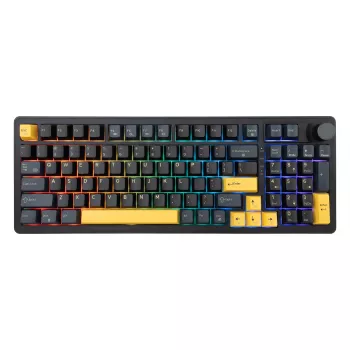 White Shark EXCALIBUR-B TKL tastiera meccanica da gaming, KTT Wine Red Linear Hot-Swap, RGB per tasto, nero