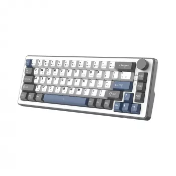 White Shark EXCALIBUR M tastiera meccanica (GK-009251) con switch Outemu Blue, illuminazione RGB, layout US, bianco