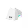 White Shark GAWAIN-W mouse gaming wireless – 12000 DPI, batteria 500 mAh, 56 g, bianco