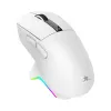 White Shark GAWAIN-W mouse gaming wireless – 12000 DPI, batteria 500 mAh, 56 g, bianco