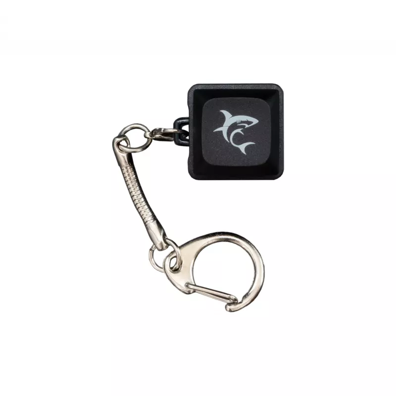 Portachiavi promozionale White Shark KEYCHAIN Black con switch meccanici
