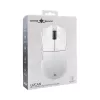 White Shark LUCAN-W WGM-5022 12000 DPI Mouse da gaming wireless, bianco