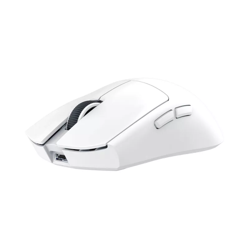 White Shark LUCAN-W WGM-5022 12000 DPI Mouse da gaming wireless, bianco