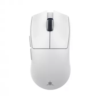White Shark LUCAN-W WGM-5022 12000 DPI Mouse da gaming wireless, bianco