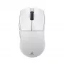 White Shark LUCAN-W WGM-5022 12000 DPI Mouse da gaming wireless, bianco
